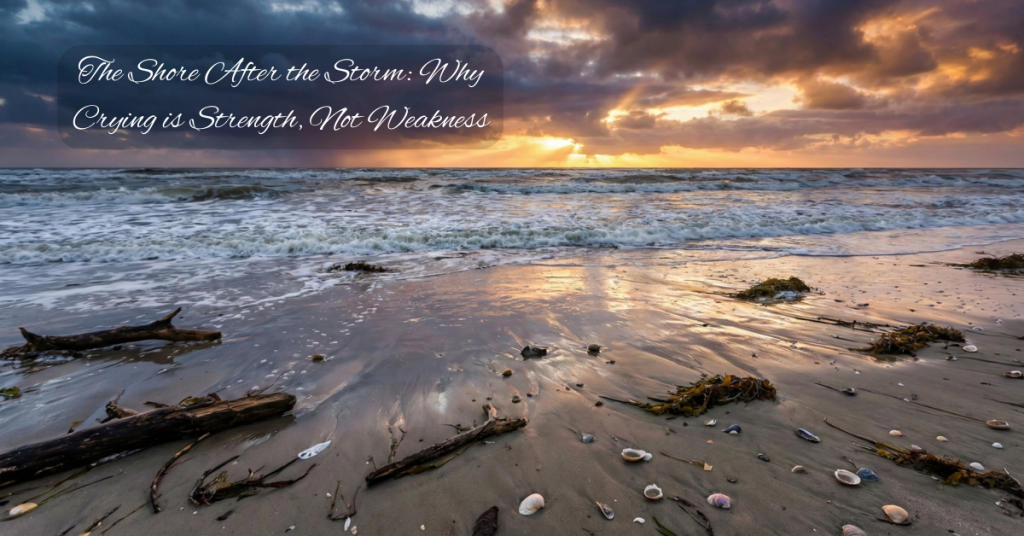 The Shore After the Storm Why Crying is Strength, Not Weakness